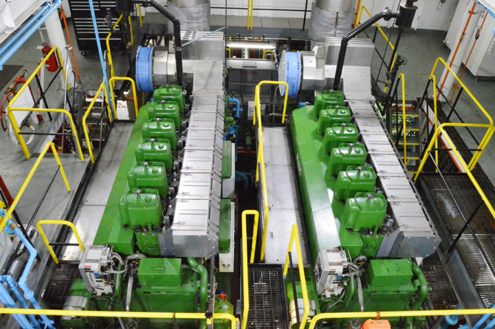 Diesel engines on Jackson