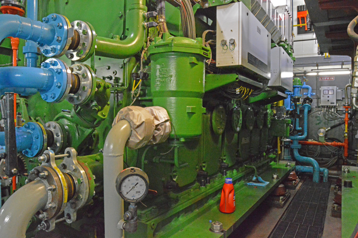 Starboard engine
