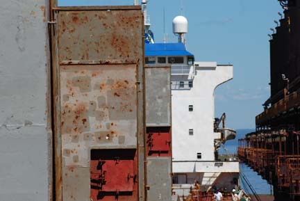 Spar deck on Pioneer