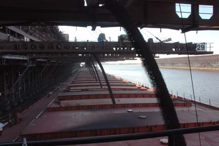 Loading taconite at Duluth