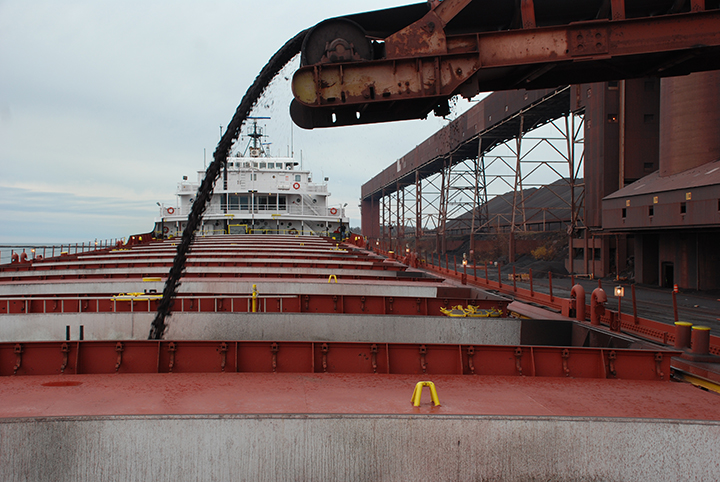 Charles M. Beeghly, looking foward from deck