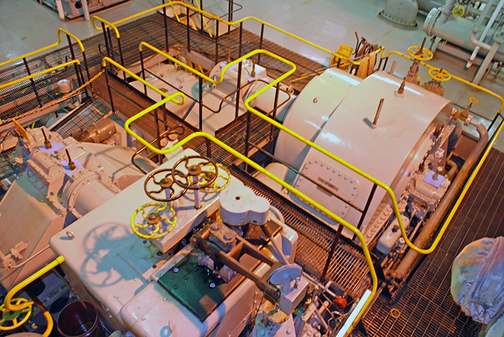 Steam turbines on Beeghly