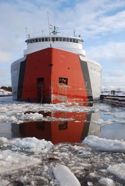 Roger Blough at dock