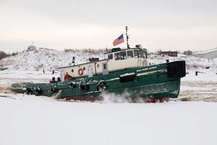 Anna Marie Altman breaking ice