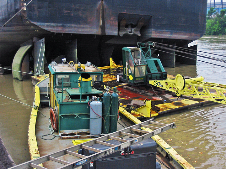 American Republic stern tube repair