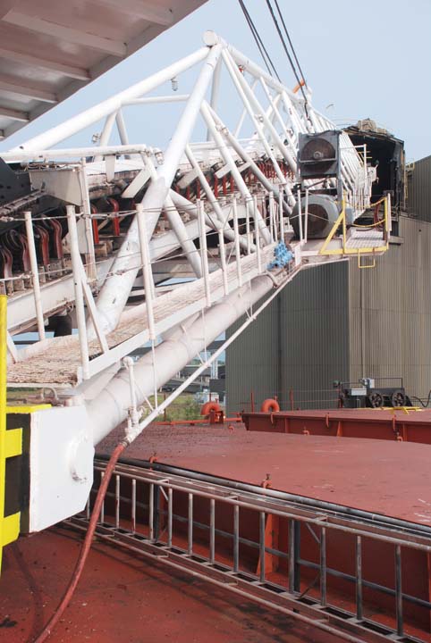 Indiana Harbor unloading at Recor