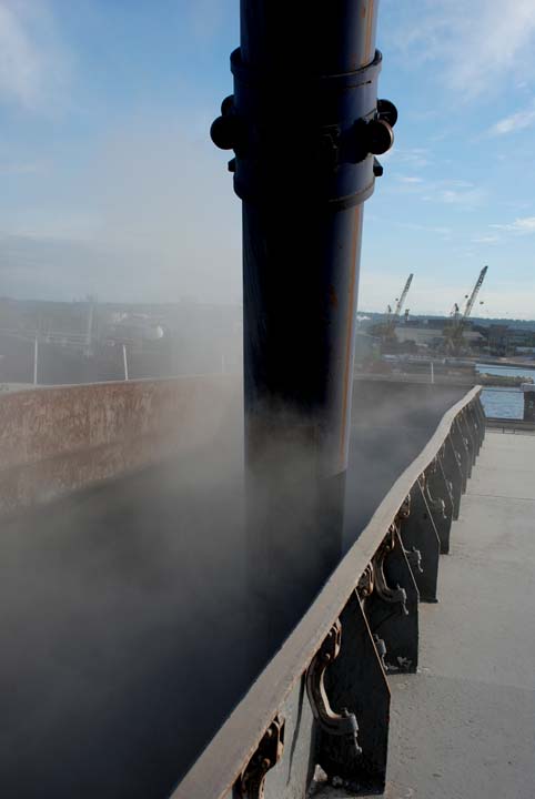 Loading soybeans
