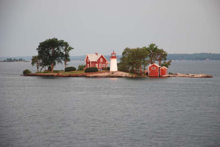 Lighthouse on island