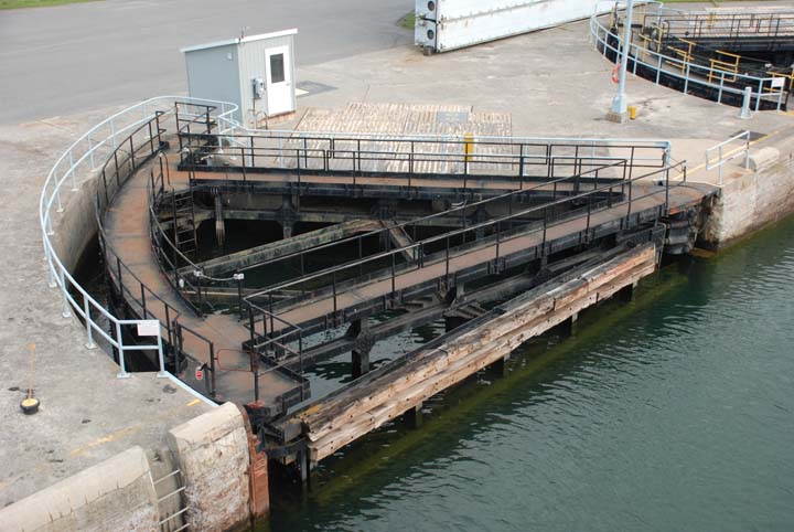 Iroquois Lock equipment