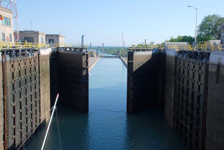 Departing Lock 6