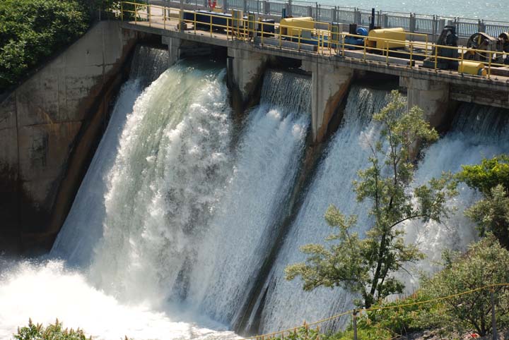 Spillway near Lock 3