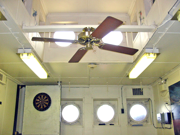 Skylight in galley of Mississagi