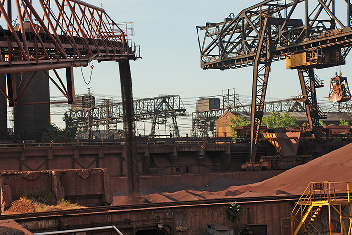 Unloading at Indiana Harbor