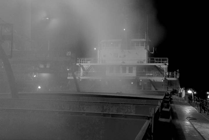 Loading taconite on J. W. Shelley
