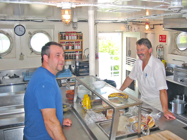Galley and Chief Cook Tony Temple