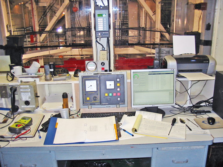 Engine control room