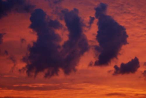 Dancing clouds