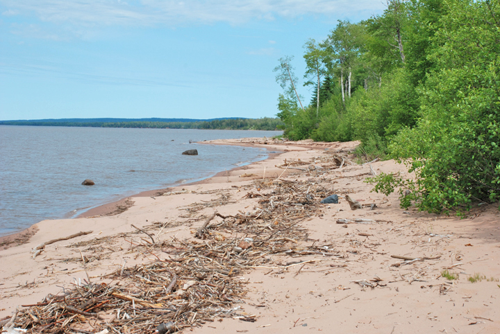 Beach at Iron River