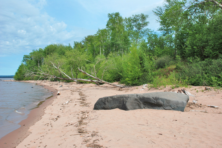 Beach at Iron River