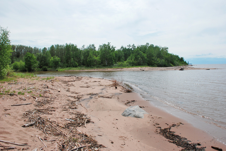 Beach at Iron River