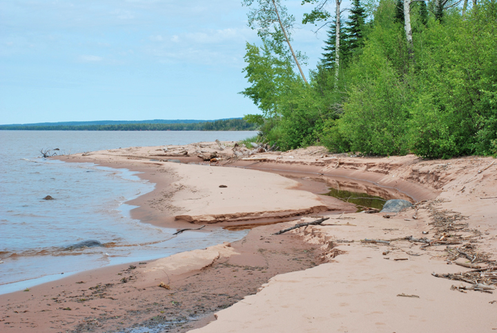 Beach at Iron River