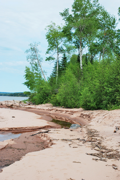 Beach at Iron River