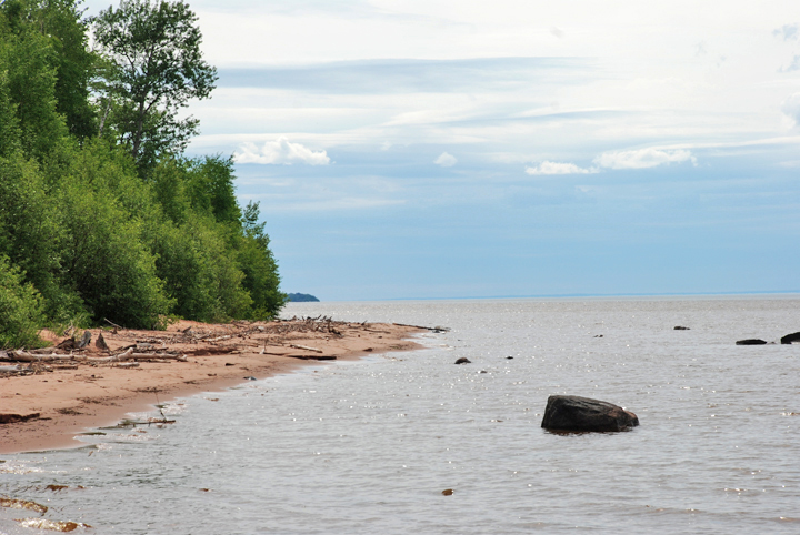 Beach at Iron River