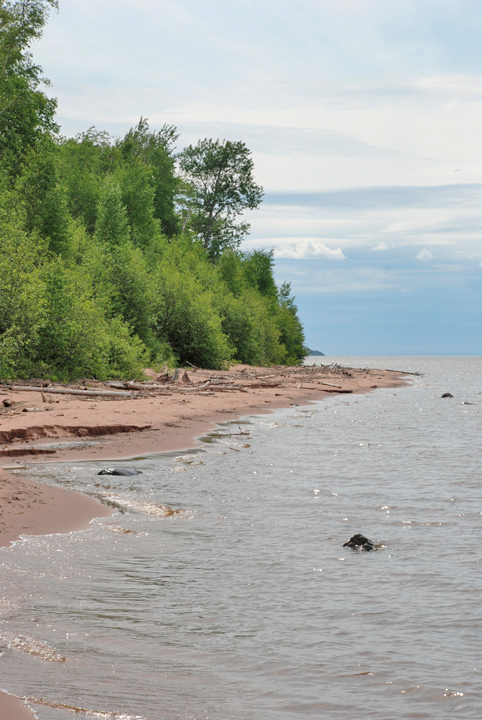 Beach at Iron River
