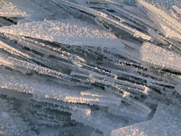 Ice shards