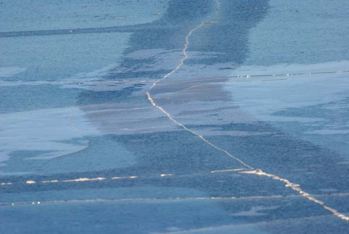 ice cracks