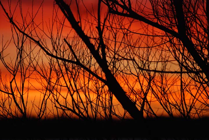 Sunset over Allouez Bay