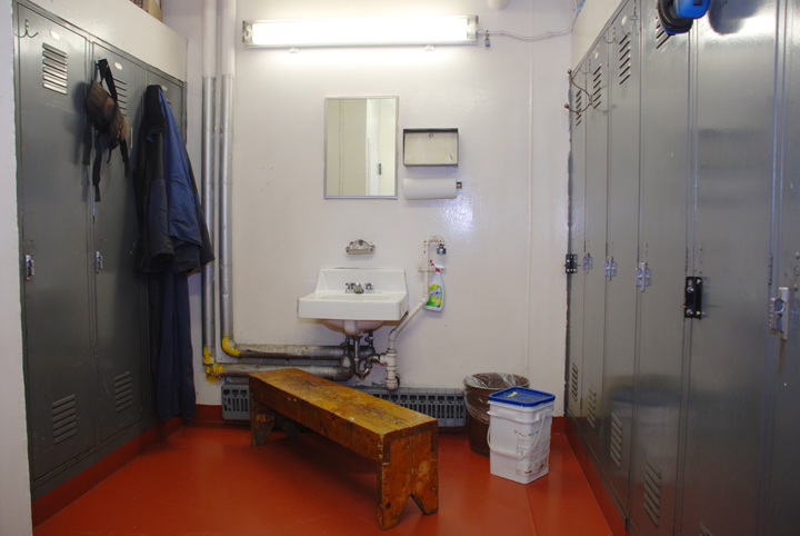 locker room