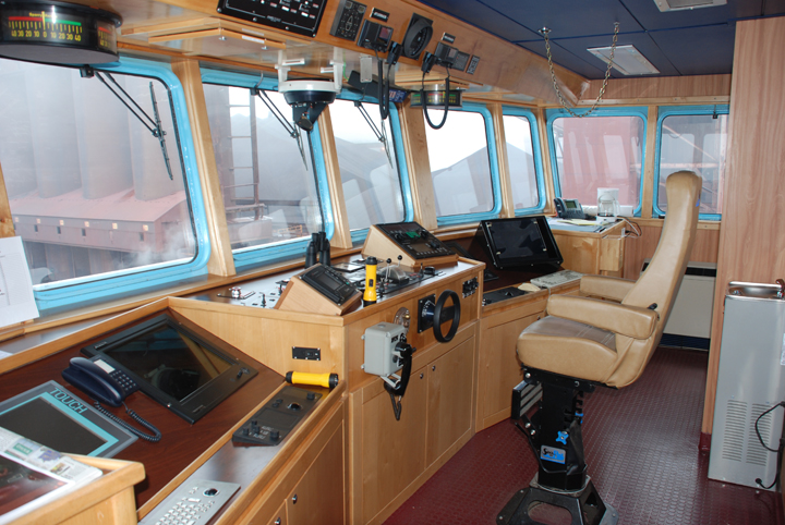pilothouse on Ken Boothe Sr.