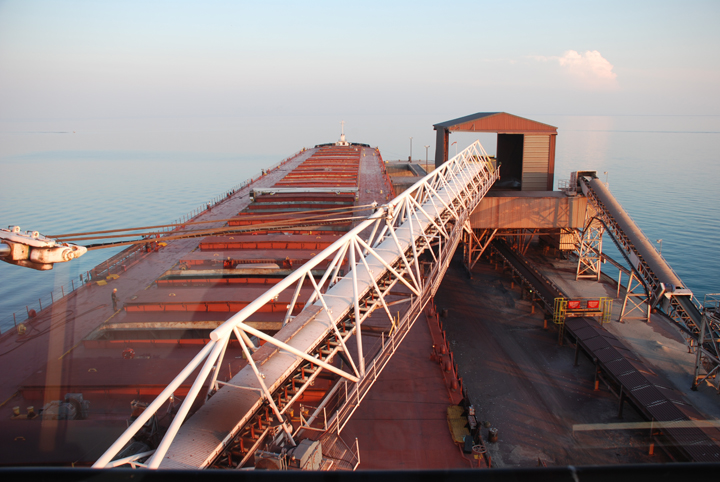 unloading at Nanticoke