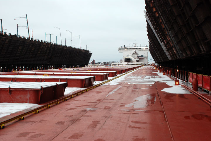 Indiana Harbor deck view