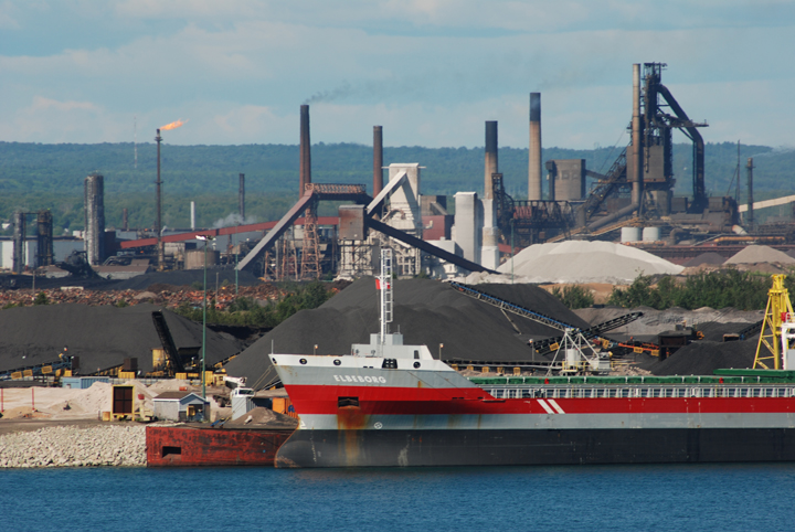 Elbeborg at sand dock