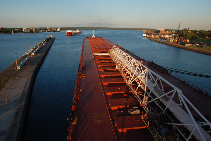 Indiana Harbor exiting Poe Lock