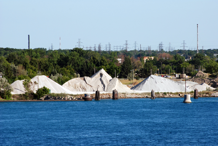stone dock at Sarnia