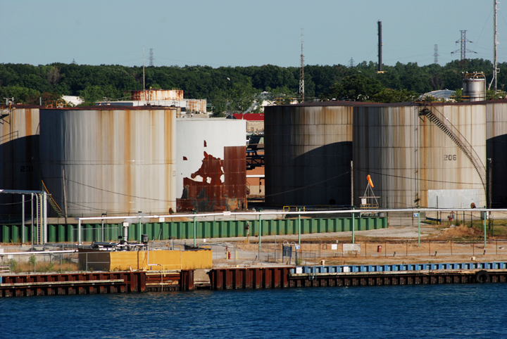 Storage tanks at Sarnia