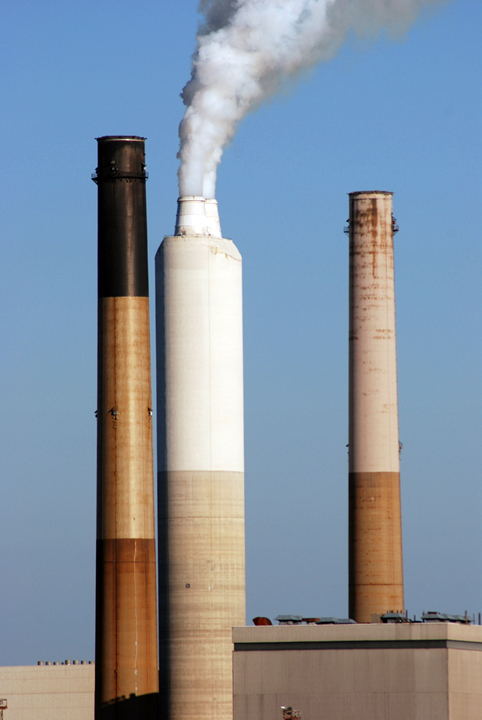 Smokestacks at Lambton