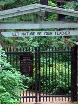Eloise Butler Wildflower Garden entrance
