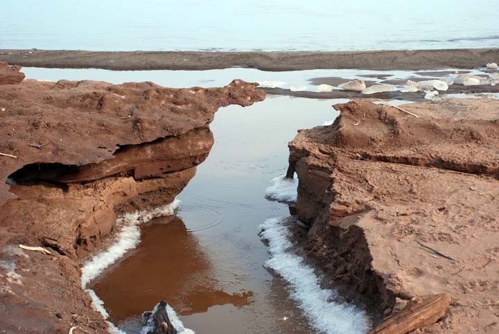 Ice and rock