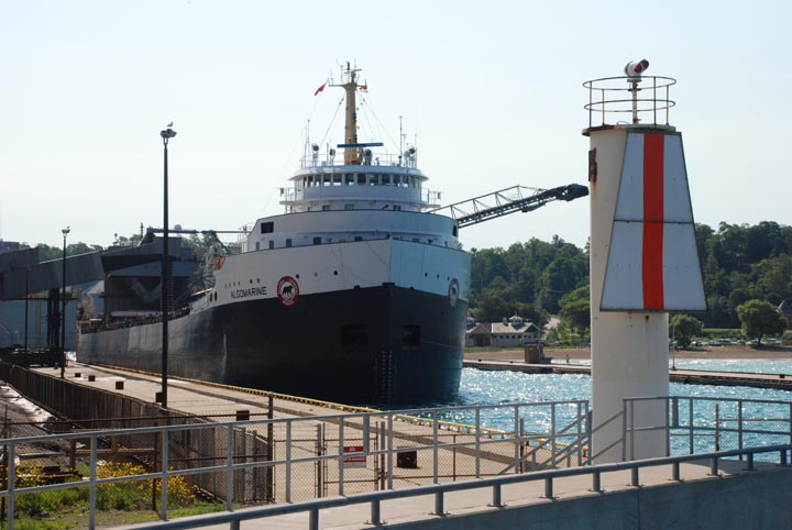 Algomarine at dock
