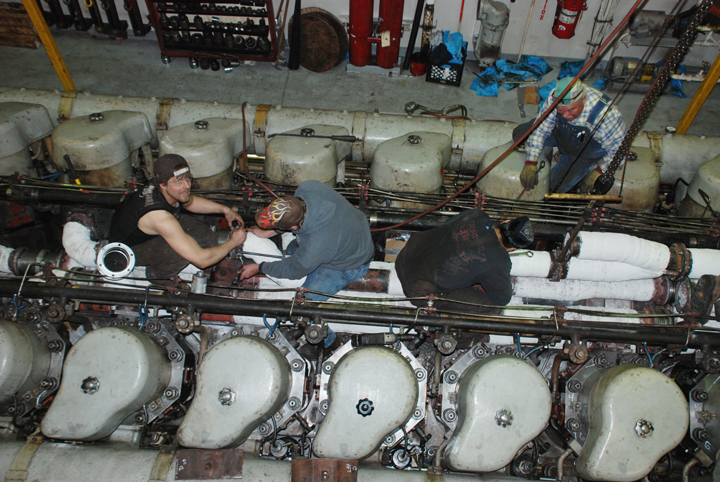 Replacing exhaust piping