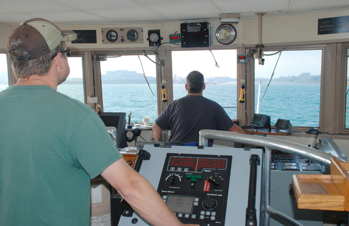 Pilothouse interior