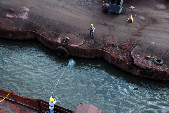 Deckhand on dock