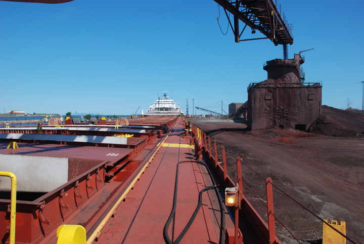 Unloading at Indiana Harbor