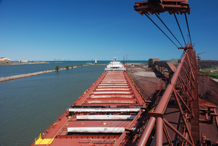 Unloading at Indiana Harbor
