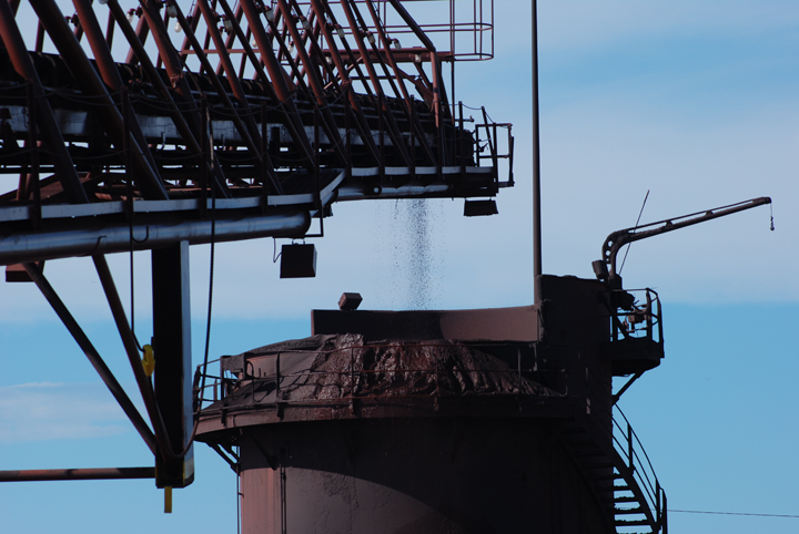 Unloading at Indiana Harbor