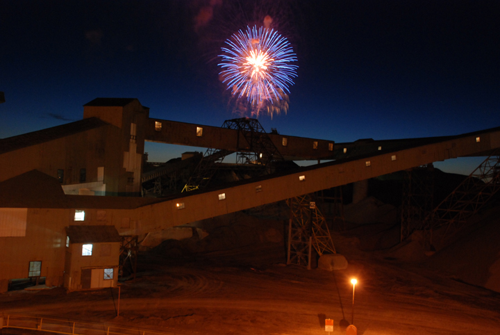 Fireworks at Port Calcite